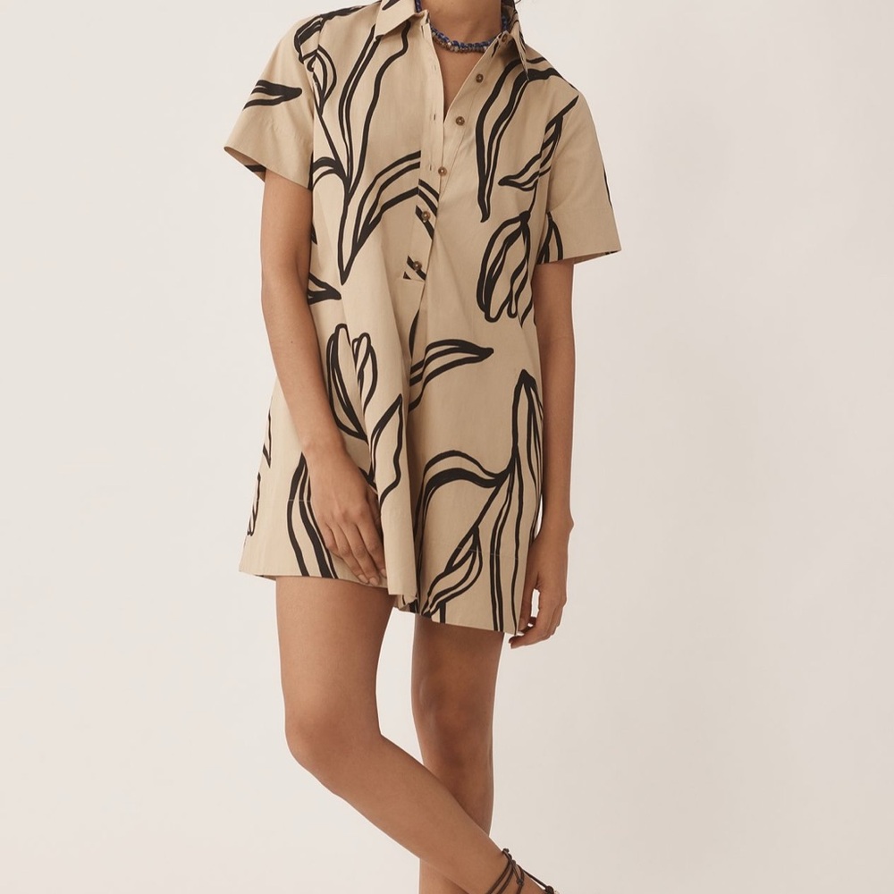 Anthropologie Pollie Swing Dress large